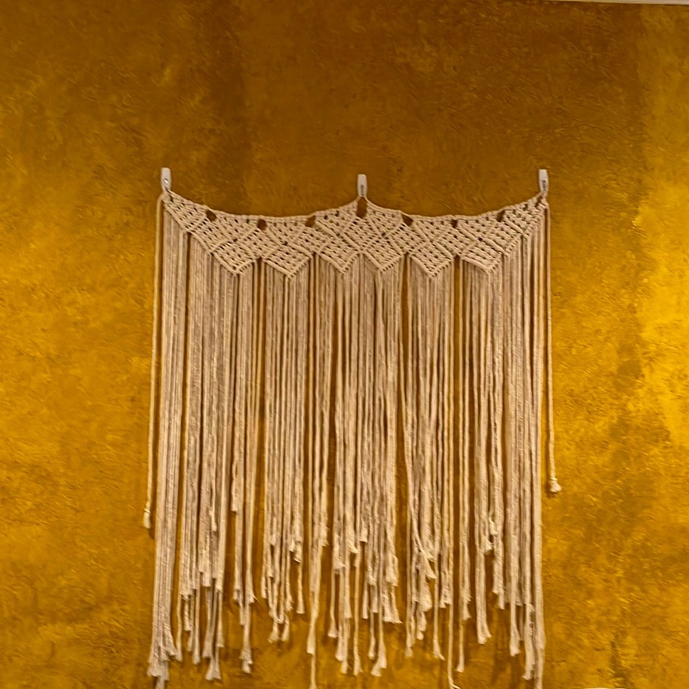 Macramé wall decor